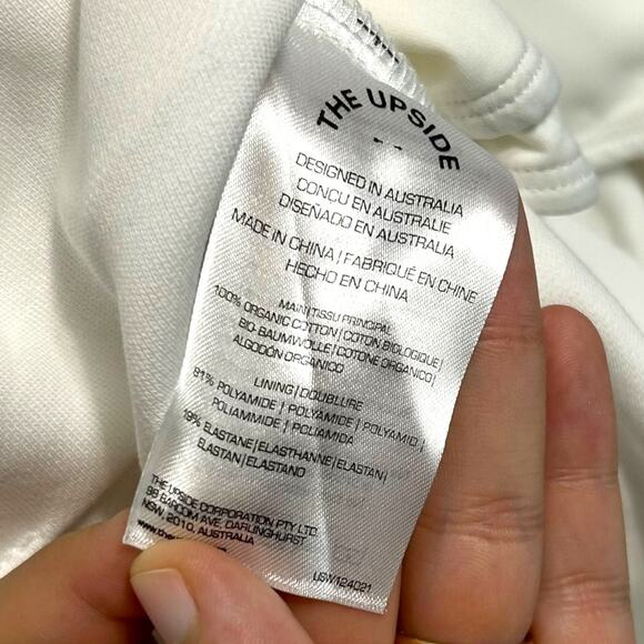 The Upside Bounce Cordova Skirt NWT Women's Sz M White Tennis Preppy Sporty Chic - Picture 7 of 7